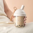 【Holoholo】MILK TEA 奶茶吸管杯 420ml（4色）(隨行杯/珍奶杯/手搖杯/環保杯)