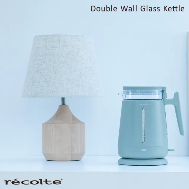【recolte 麗克特】Double Wall Glass 玻璃電水壺(RDG-1)