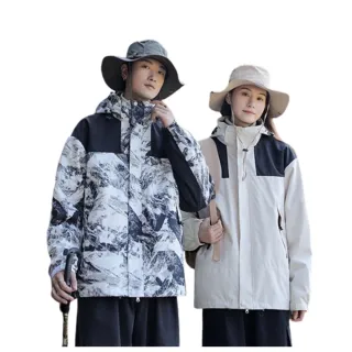 【JDUDS】男女情侶同款 輕型衝鋒衣(防風防水外套 運動戶外風衣 寬鬆登山服)