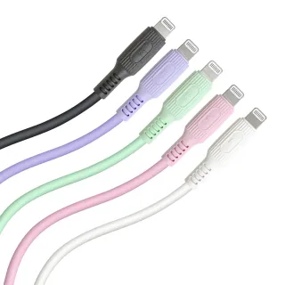 【REAICE】MFI認證 USB-A to Lightning 1.2M 親膚充電線/傳輸線 共5色(蘋果iPhone/iPad/平板適用)