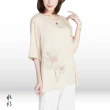 【水衫】精梳棉寬版印花上衣5件(K03-06)