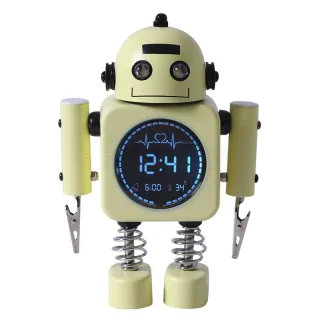 【火星公園】LED功能鐵皮電子機器人鬧鐘(電子鬧鐘 鬧鐘 倒計時鬧鐘 機器人)
