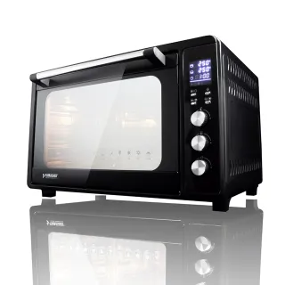 【山崎】55L微電腦電子控溫不鏽鋼全能電烤箱 SK-5680M(贈專用鋁合金平烤盤)