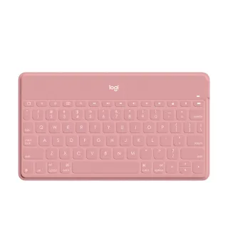 【Logitech 羅技】Keys-To-Go iPad藍芽鍵盤(粉色)
