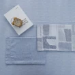 【IN-HOUSE】80支天絲棉三件式枕套床包組-寧靜藍影(雙人)