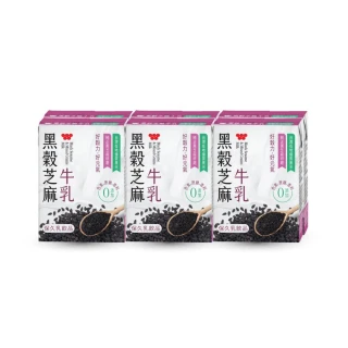 【味全】黑穀芝麻牛乳200ml(24入/箱)