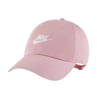 【NIKE 耐吉】帽子 棒球帽 運動帽 遮陽帽 U NK CLUB CAP U CB FUT WSH L 粉 FB5368-690