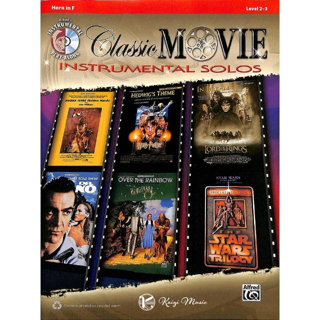 【Kaiyi Music 凱翊音樂】Classic Movie Instrumental Solos for Strings Horn Book & CD | 拾書所