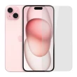 【YADI】Apple iPhone 15 Plus 6.7吋 2023 水之鏡 AGC高清透手機玻璃保護貼(靜電吸附 高清透光)