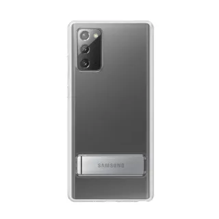 【SAMSUNG 三星】拆封新品 Galaxy Note20 原廠透明立架式背蓋(公司貨-盒裝)