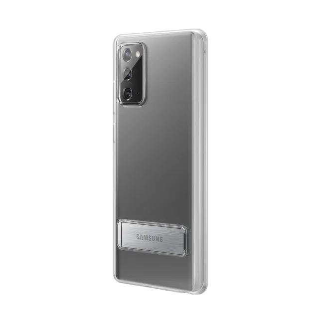 【SAMSUNG 三星】拆封新品 Galaxy Note20 原廠透明立架式背蓋(公司貨-盒裝)