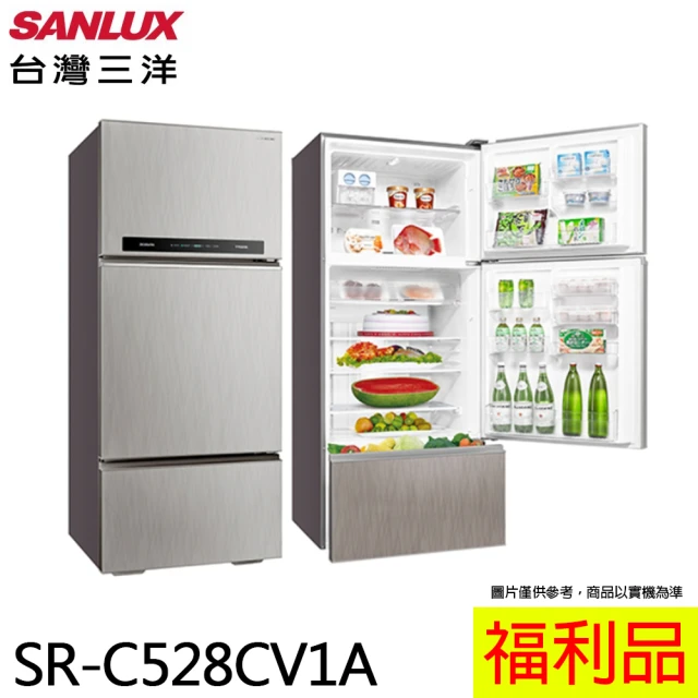 SANLUX 台灣三洋 ◆580公升一級能效變頻雙門冰箱(S