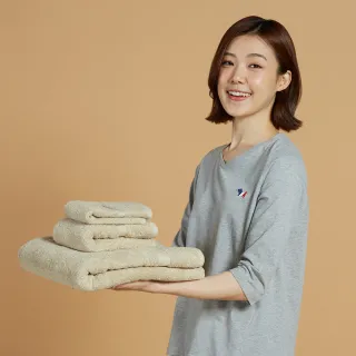 【YVONNE 以旺傢飾】純棉小方巾  30x30cm(小麥棕)