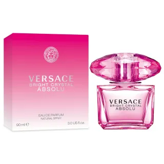 【VERSACE 凡賽斯】絕對．香戀水晶女性淡香精 90ml(專櫃公司貨)