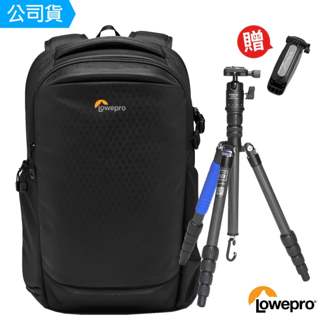 Lowepro 羅普 300 AW III 攝影後背包＋KN225C+KB25 碳纖維旅遊三腳架套組(總代理公司貨)