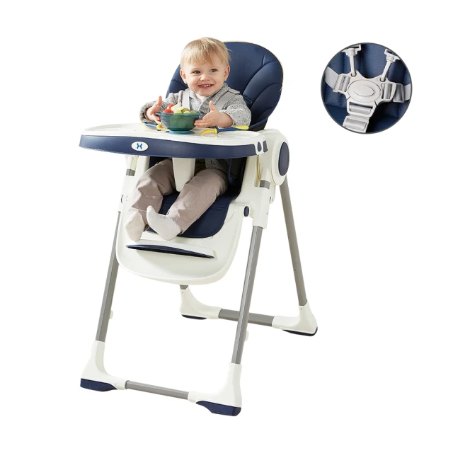 JoyNaJoyNa 兒童餐椅 多功能可調節可折疊可坐躺嬰兒餐椅(彌月禮/餐椅)