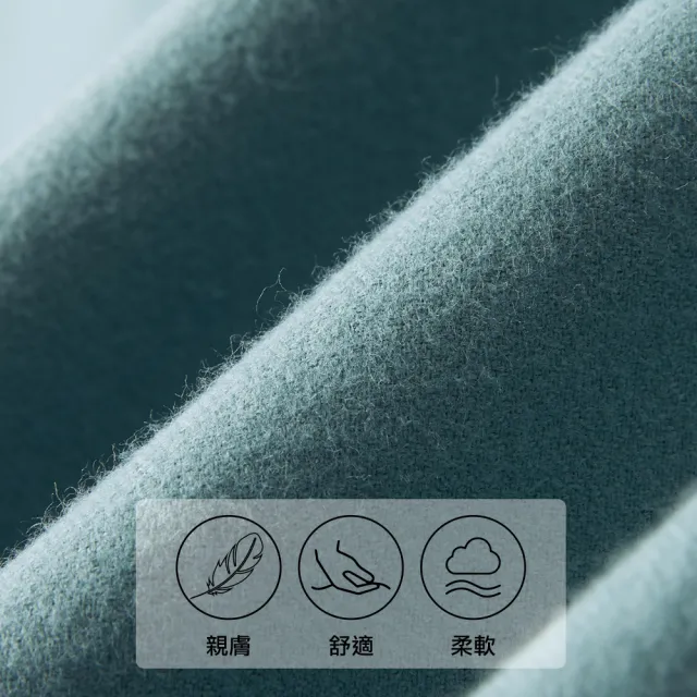 【Blue River 藍河】男裝 粉綠色長袖襯衫-刷毛秋冬款(日本設計 純棉舒適)