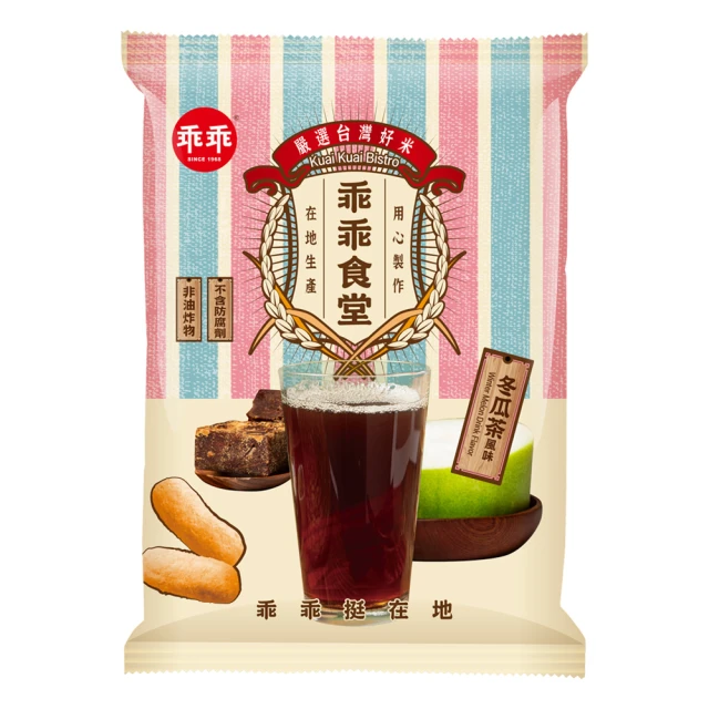 【乖乖】乖乖食堂米菓-冬瓜茶口味(60g*12包/箱)