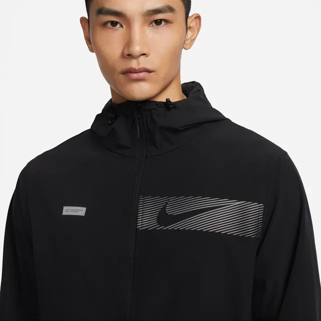 【NIKE 耐吉】外套 男款 運動連帽外套 AS M NK RPL FLSH UNLIMITED HD 黑 FB8559-010