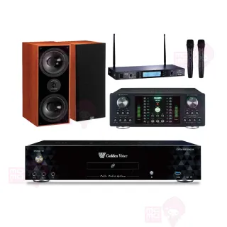 【金嗓】CPX-900 K1A+DB-7AN+TR-5600+DM-827木(4TB點歌機+擴大機+無線麥克風+喇叭)