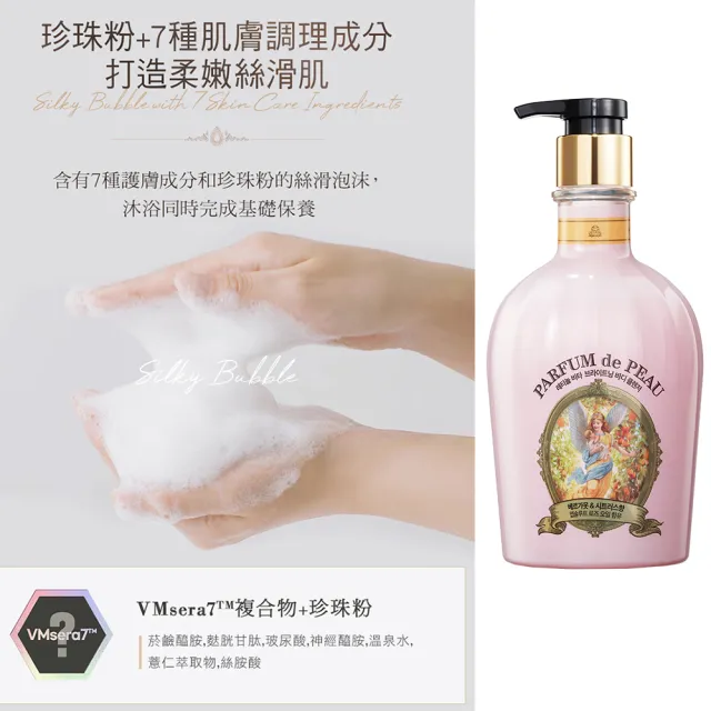 【ON THE BODY】VEILMENT珍珠煥白香水沐浴精600mL(麝香/柑橘任選1入)