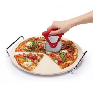 【KitchenCraft】手握式披薩輪刀 8cm(披薩刀 PIZZA刀 滾輪刀)