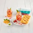 【LEKUE】11格附蓋星星製冰盒 杏黃(冰塊盒 冰塊模 冰模 冰格)