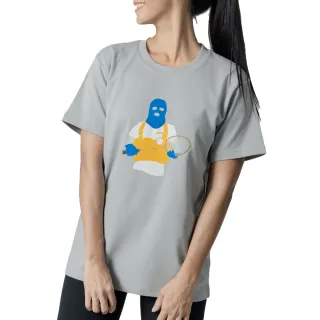 【MISPORT 運動迷】台灣製 運動上衣 T恤-羽球恐怖份子(MIT立體機能棉衣)