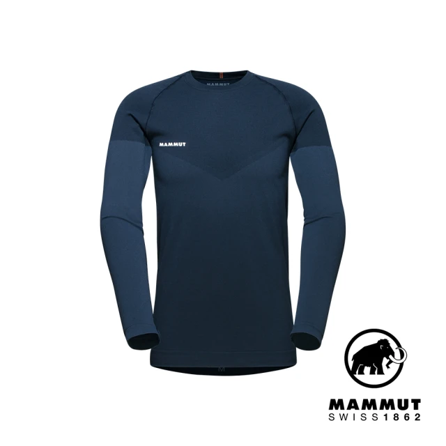 Mammut 長毛象 Trift Longsleeve Men 羊毛混紡長袖排汗衣 海洋藍 男款 #1016-01070