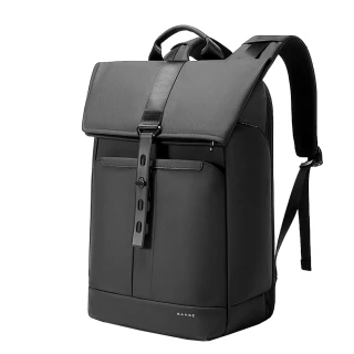 【ROGIV+】簡約翻蓋後背包 商務後背包 電腦後背包 筆電後背包 R1054(15.6 吋筆電適用/電腦包/後背包)