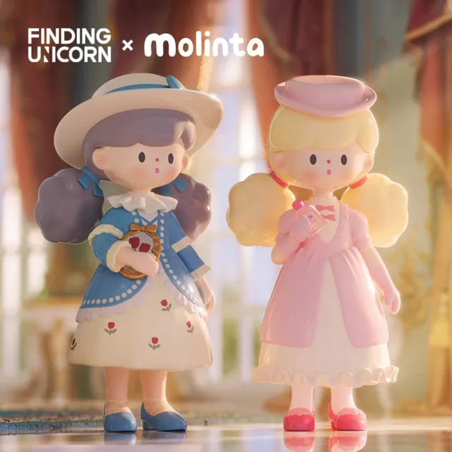 【FINDING UNICORN】Molinta爆米花妹妹夢回洛可可系列公仔盒玩(9入盒裝)