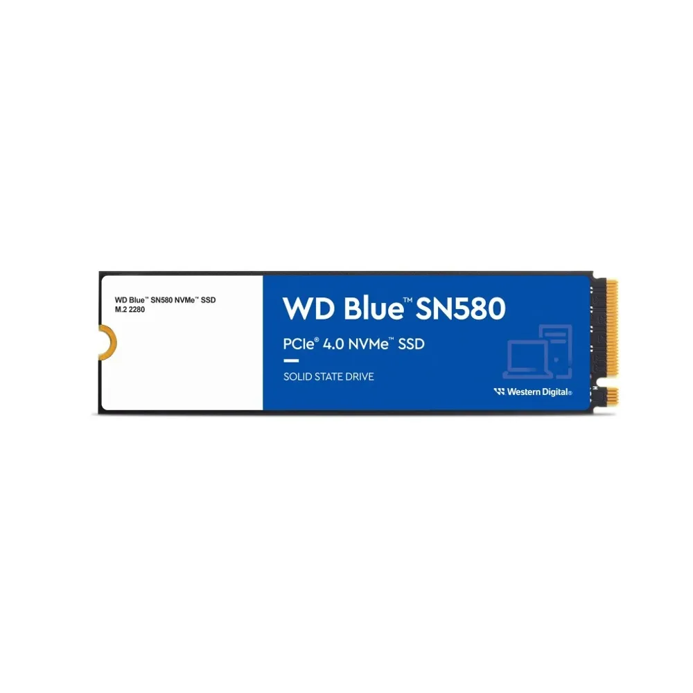 【WD 威騰】藍標 SN580 500GB M.2 2280 PCIe Gen4 固態硬碟(WDS500G3B0E)