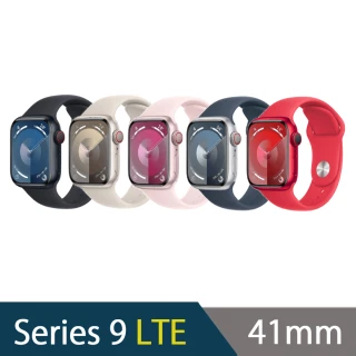 【Apple】Watch Series 9 LTE 41mm(運動型錶帶)