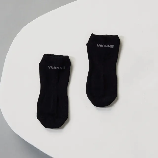 【YVONNE 以旺傢飾】抗菌足弓短襪7雙(黑)