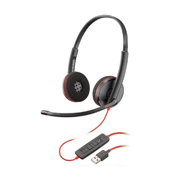 【Poly】Blackwire C3220 雙耳頭戴式UC耳機