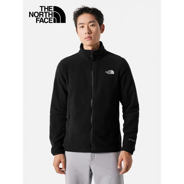 The North Face TNF 刷毛外套 M ALPINE POLARTEC 200 FZ JACKET - AP 男 黑(NF0A83O9JK3)