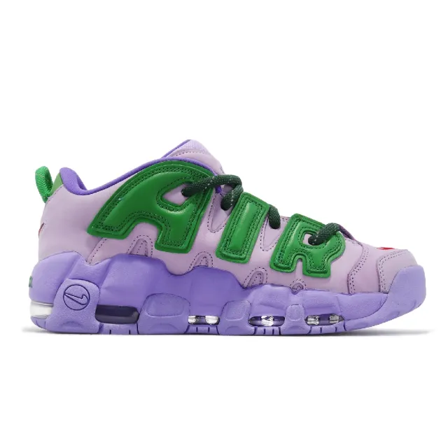 NIKE 耐吉】x AMBUSH Air More Uptempo Low 紫綠聯名男女鞋大AIR 低筒