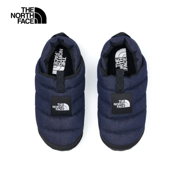 【The North Face 官方旗艦】北面UE女款藍色舒適保暖復古時尚營地鞋｜8181OJD