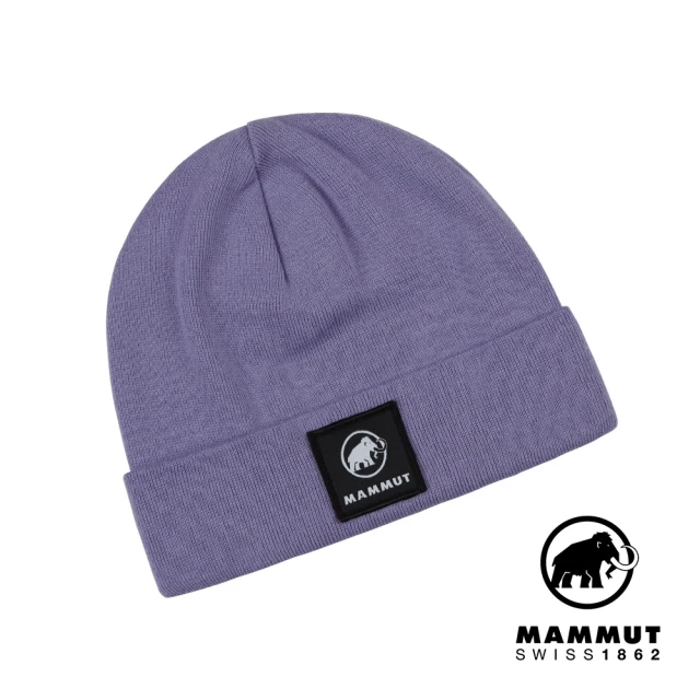 Mammut 長毛象 Fedoz Beanie 保暖針織反折豆豆帽 星系紫 #1191-01090