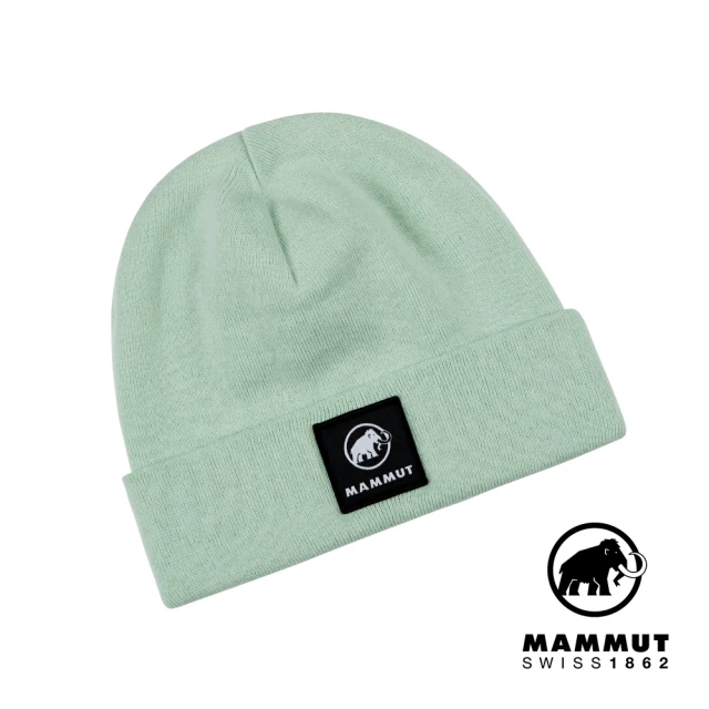 Mammut 長毛象 Fedoz Beanie 保暖針織反折豆豆帽 薄荷綠 #1191-01090