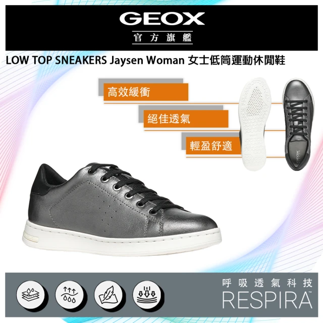 GEOXGEOX Jaysen Woman 女士低筒運動休閒鞋 藍/白(RESPIRA™ GW3F108-40)