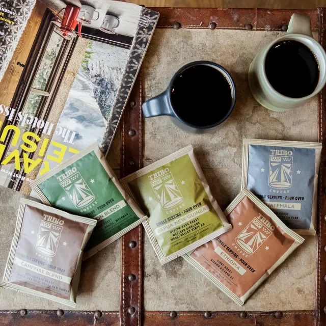 【TRIBO COFFEE】經典綜合5種口味 濾掛咖啡(11gx5包/盒; 精品咖啡; 冠軍烘豆師)
