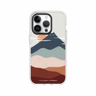 【RHINOSHIELD 犀牛盾】iPhone 12/12 Pro/Max/Clear透明手機殼/I Love Doodle-貓咪山(I Love Doodle)