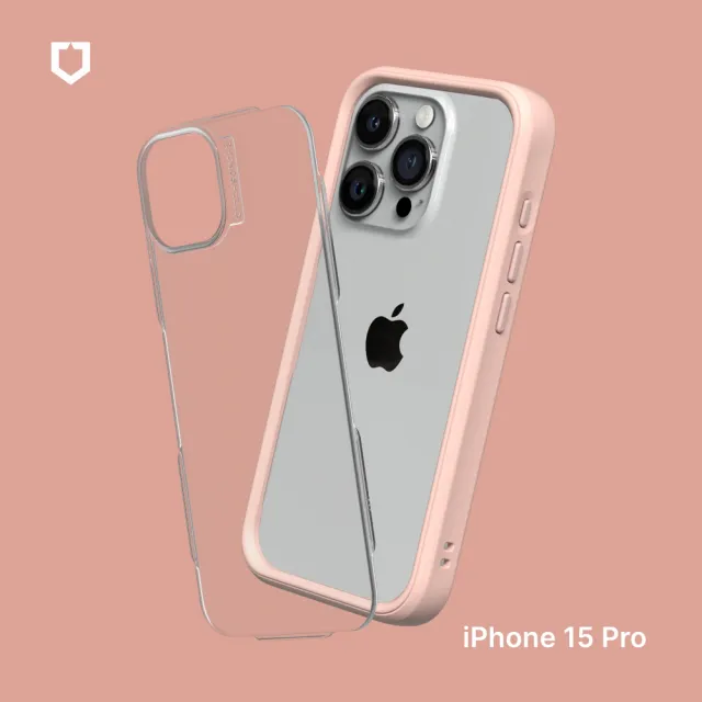 【RHINOSHIELD 犀牛盾】iPhone 15 Pro 6.1吋 Mod NX 邊框背蓋兩用手機保護殼(獨家耐衝擊材料)