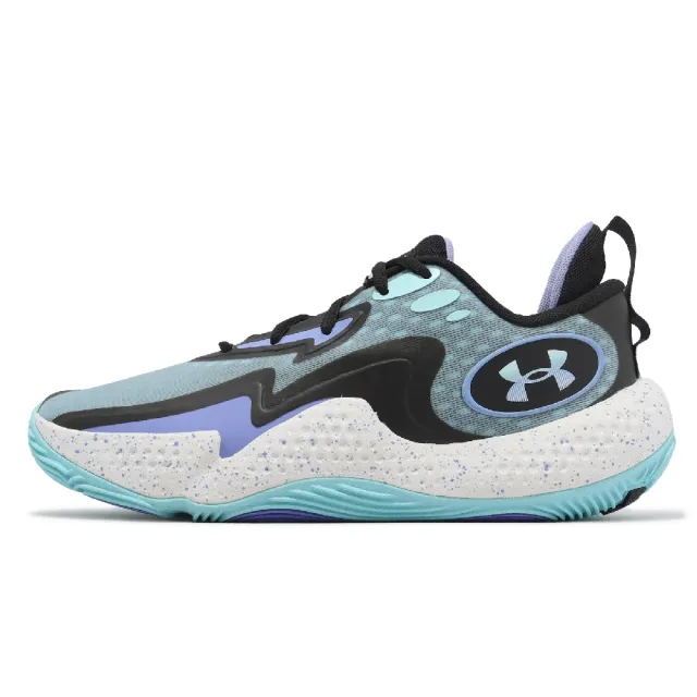 【UNDER ARMOUR】籃球鞋 Spawn SOS 男鞋 炮兵綠 黑 緩衝 半靴設計 運動鞋 UA(3026841300)