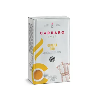 即期品【CARRARO】精選 QUALITA ORO 研磨咖啡粉 250g(效期2025/05/04)