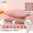 【GNITE】台灣製造 頂級天絲TENCEL枕頭套-2入組(美式信封枕套/天絲枕頭套/多款任選)