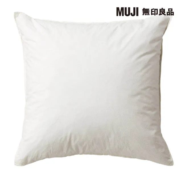 【MUJI 無印良品】羽毛抱枕/43x43