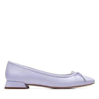 【Clarks】女鞋Ubree15 Step優雅輕舞蝴蝶結飾方跟鞋 平底鞋(CLF72858D)