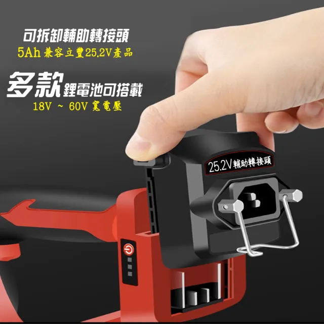【立豐科技】寬電壓18V-60V‖職業款-60cm雙刃籬笆剪‖有線無線設計‖(2電1充/切割能力約-2.5公分)